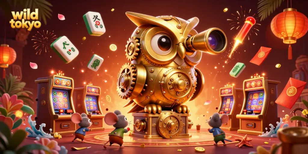 Experience thrilling gaming at wild tokyo with vibrant visuals of slots and dynamic elements