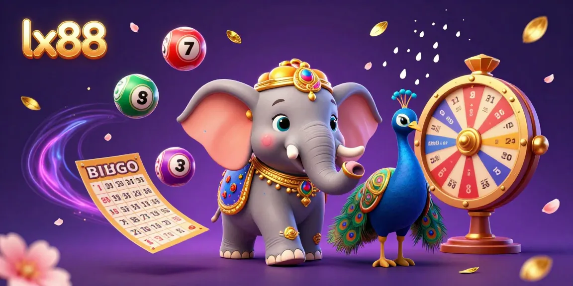 Experience the thrill of online gaming with lx88's vibrant and dynamic lottery themed 3D illustration featuring exciting prizes!