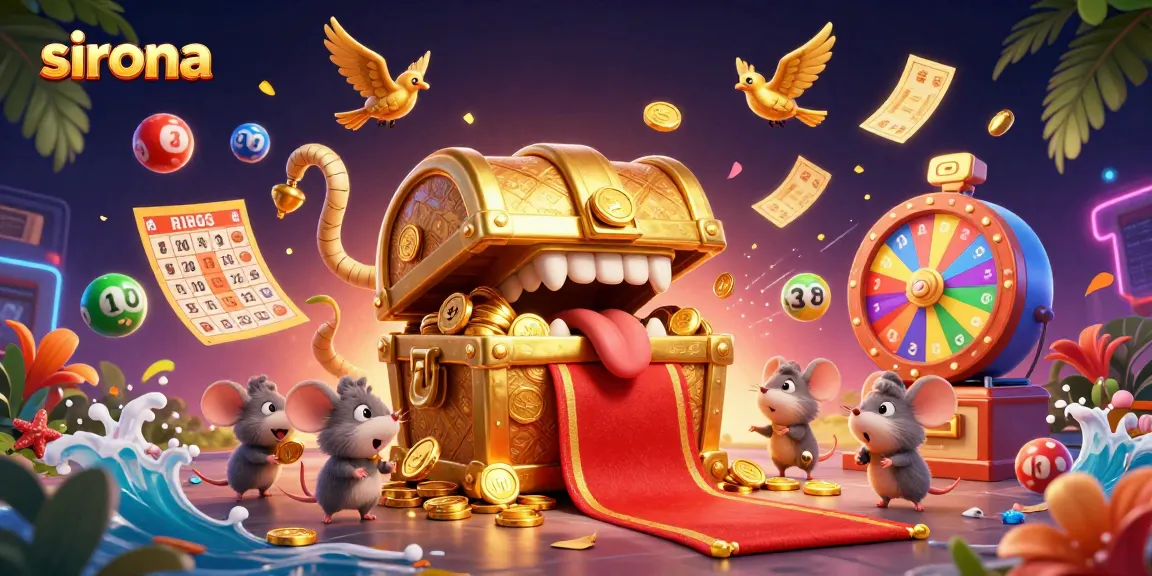 Experience the thrill of winning with sirona's dynamic lottery game scene featuring vibrant animations and exciting elements.