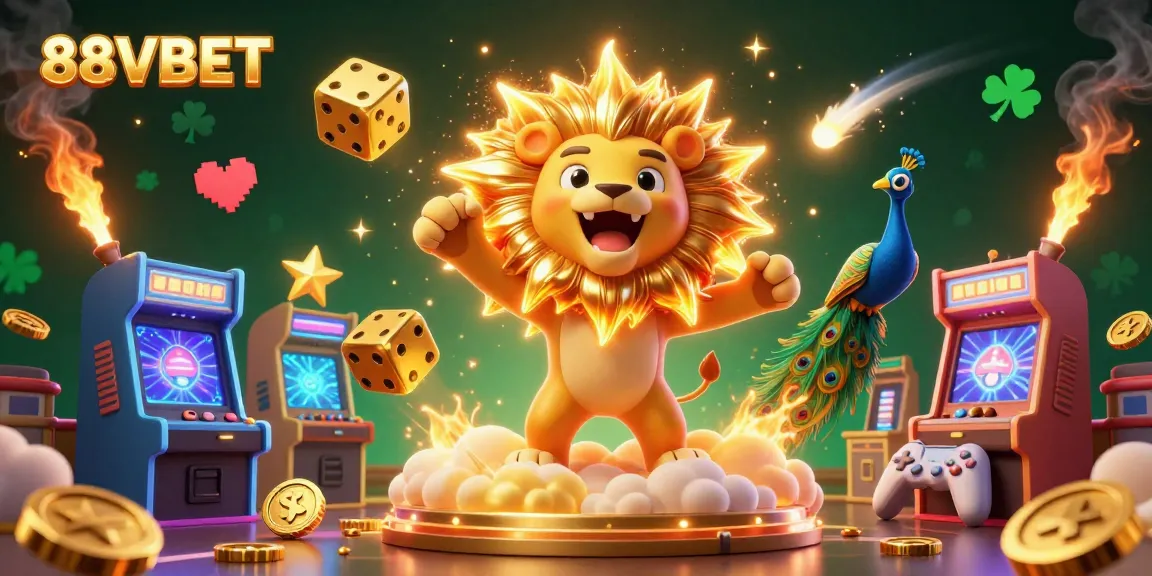 Engage with the vibrant gaming action of 88VBET featuring rich casino elements, dynamic characters, and dazzling visuals.